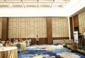 Gubernur Bengkulu Rohdin Mersyah saat secara resmi membuka Workshop Pengelolaan Kampung Keluarga Berkualitas Tingkat Provinsi Bengkulu Tahun 2022, Selasa (23/8/2022).