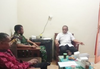 Babinsa Koramil 0801/08 Tulakan Jaga Sinergitas