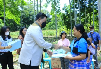 Bupati Samosir Pada Pencanangan Vaksinasi PMK