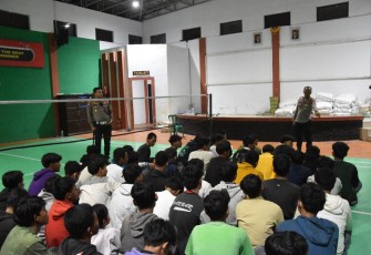 Polres Bogor saat Amankan Sejumlah Pelajar