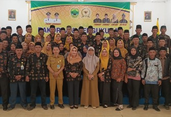 Foto bersama usai Pengukuhan PABPDSI Kabupaten Lingga