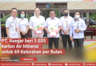 Foto bersama Walikota Bitung bersama CEO PT Asegar