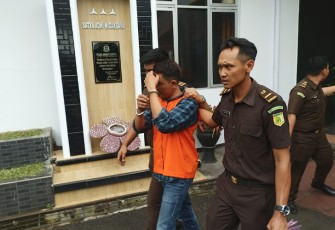 Kades Jabi Bengkulu Utara saat ditahan