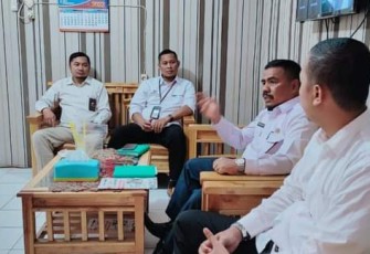 Diskominfo Labuhanbatu saat Terima Kunjungan Kepala BPS 