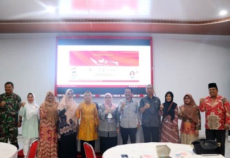 Advokasi dan KIE tentang Promosi dan Kie Pengasuhan 1000  HPK dalam rangka  percepatan  penurunan stunting 2022, Jumat (14/10/2022) di aula Bappeda Kota Tebing Tinggi.