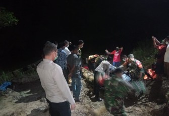 Pasca evakuasi mayat dilakukan tim gabungan TNI, Polri dan BPBD setempat
