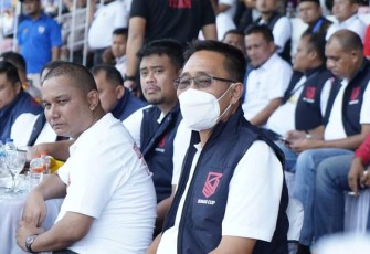 Bupati Labusel saat Hadiri Pembukaan Bonas Cup 2022 di RantauPrapat