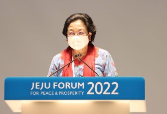 Megawati Soekarnoputri saat di Welcoming Dinner Jeju Peace Forum 2022