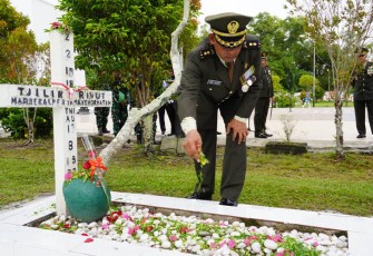 Ziarah Dalam Rangka Memperingati HUT TNI Ke 77 