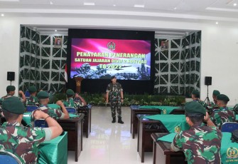 Divif 2 Kostrad saat Gelar Penataran Penerangan TA 2022