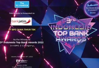 Sertifikat Top Bank Award Indonesia 