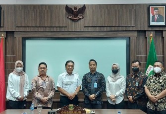 Kemenkumham Banten saat Koordinasi Persiapan Sosialisasi RKUHP oleh Wamenkumham