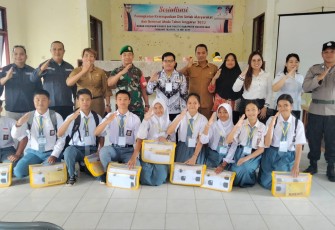 Danramil Manuhing Hadiri Kegiatan Sosialisasi Kewaspadaan Dini Untuk Masyarakat dan Generasi Muda 