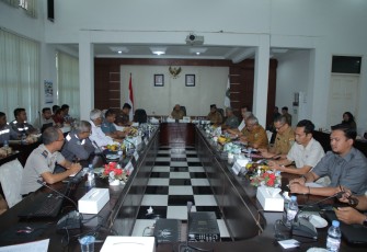 Bupati Asahan Pimpin Rapat dengan PT PP dan PT BSP