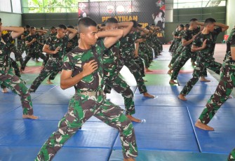 Korem 031/Wira Bima Gelar Latihan Kaderisasi Pelatih Beladiri Taktis se-Riau