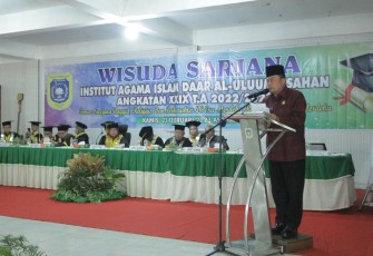 Bupati Asahan Ikuti Wisuda Sarjana Institut Agama Islam Daar Al Ulum Asahan Angkatan XXIX