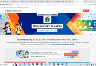 Ilustrasi Portal PPDB https://ppdb.jakarta.go.id/#/