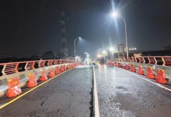 Kondisi jembatan Juwana di jalur pantura Pati