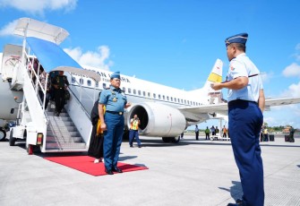 Panglima TNI saat Tiba di Bali