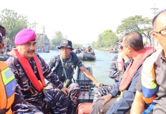 Lantamal V Ikuti Program Kali Bersih Nasional Tahun 2023