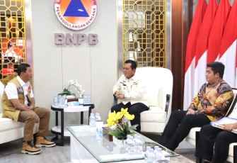 Bupati Roby saat Temui Kepala BNPB RI