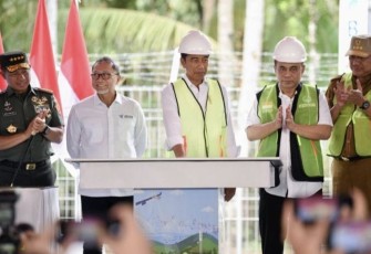 Presiden Joko Widodo Resmikan BTS 4G Bakti di Talaud