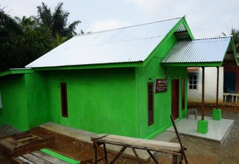 Rehab RTLH Masjid dan Pembuatan Pos Kamling TMMD 118 Kodim 0408/BS Selesai