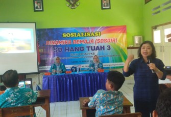 Siswa SD Hang Tuah 3 Surabaya Terima Sosialisasi Dinamika Remaja