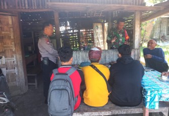 Babinsa Himbau Masyarakat Waspadai Potensi Bencana Alam