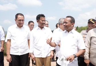 Menteri Investasi RI saat Paparkan Rencana Strategis Pengembangan Pulau Rempang
