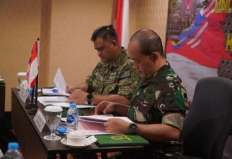Wadan Kolakopsrem 121/Abw Kolonel Inf Soelistyo Bawono Buka Kegiatan Unit Commander's Meeting Seri 2 Tahun 2023 