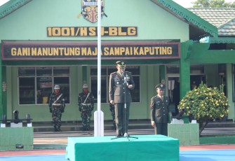 Dandim 1001/HSU-BLG  Letkol Inf Dhuwi Hendradjaj, S. Sos., M. I. Pol Pimpin Upacara Peringatan Hari Pahlawan
