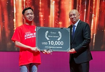 Menteri Teten dalam acara ASEAN-Korea AI Youth Festa di Jakarta, Rabu (6/9).