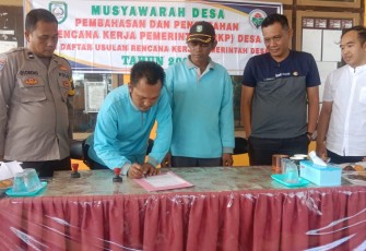 Desa Talang Babatan Gelar Musdes RKP Tahun 2024 