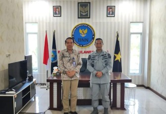 Kepala Zona Bakamla Tengah Courtesy Call ke Instansi Terkait di Sulawesi Utara 