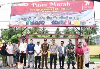  Polres Aceh Timur Gelar Pasar Murah