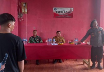 Babinsa Koramil 1310-01/Bitug Bersama Aparat Terkait Selesaikan Perselisihan Antar Pemuda 