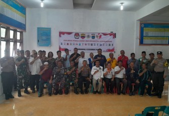 Polsek Barus Gelar Deklarasi Pemilu Damai di Sosorgadong 