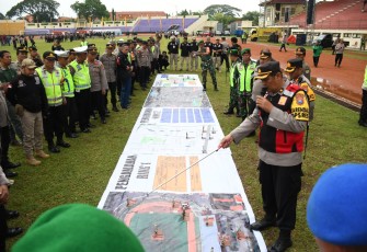 TNI-Polri Amankan Deklarasi Pemilu Damai Warga PSHT