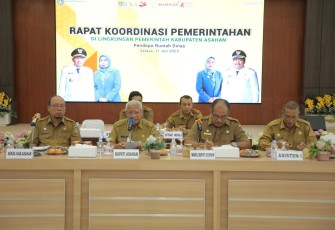 Bupati Asahan Buka Rakorpem Bulan Juli 2023