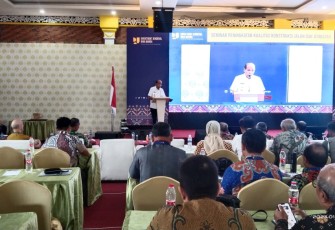 Wabup Samosir saat Hadiri Seminar Nasional Peningkatan Kualitas Konstruksi Jalan dan Jembatan