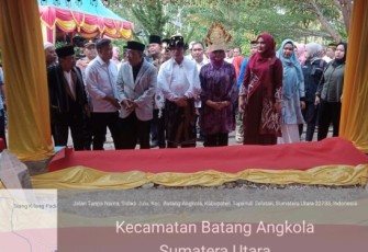 Kunjungan Gubernur Sumatera Utara (Gubsu), Edy Rahmayadi, ke Makam Tokoh Tabagsel, Daeng Malela Namora Pande Bosi Lubis, di Lobu Hatongga, Sigalangan, Kecamatan Batang Angkola, Kabupaten Tapanuli Selatan (Tapsel), berjalan aman dan lancar