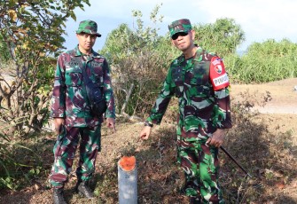 Operasi Patok Dalam Rangka Pengamanan Aset TNI AU di Cikelet Garut