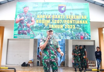 Panglima Kodam XII/Tanjungpura Mayjen TNI Iwan Setiawan, S.E., M.M