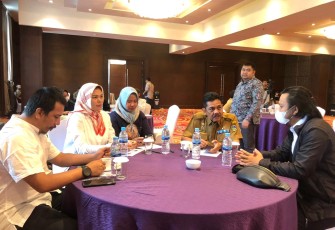 Pj Walikota Tebing Tinggi saat Hadiri Rapat Pembahasan Laporan Final DED dan Safeguard SPAM Regional Serdang Bedagai-Tebing Tinggi