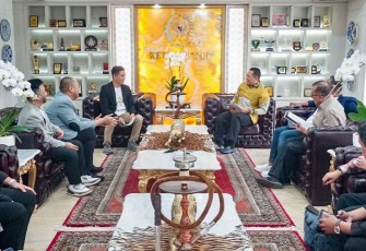 Bamsoet saat menerima jajaran Institut Kripto Nasional di Jakarta, Rabu (1/11/23).