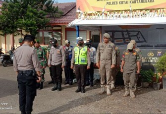 Apel gabungan pengamanan malam tahun baru