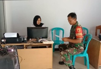 Puldata di kantor desa binaan 