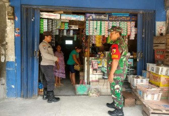 Patroli wilayah desa binaan 