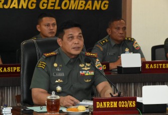 Danrem 023 KS Kolonel Inf Dodi Triwinarto 